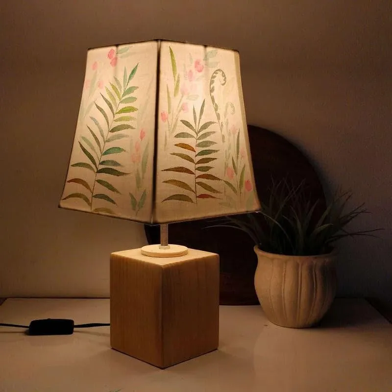 Ferno Flip Empire Handpainted Fabric Table Lamp - Multicolor media 1
