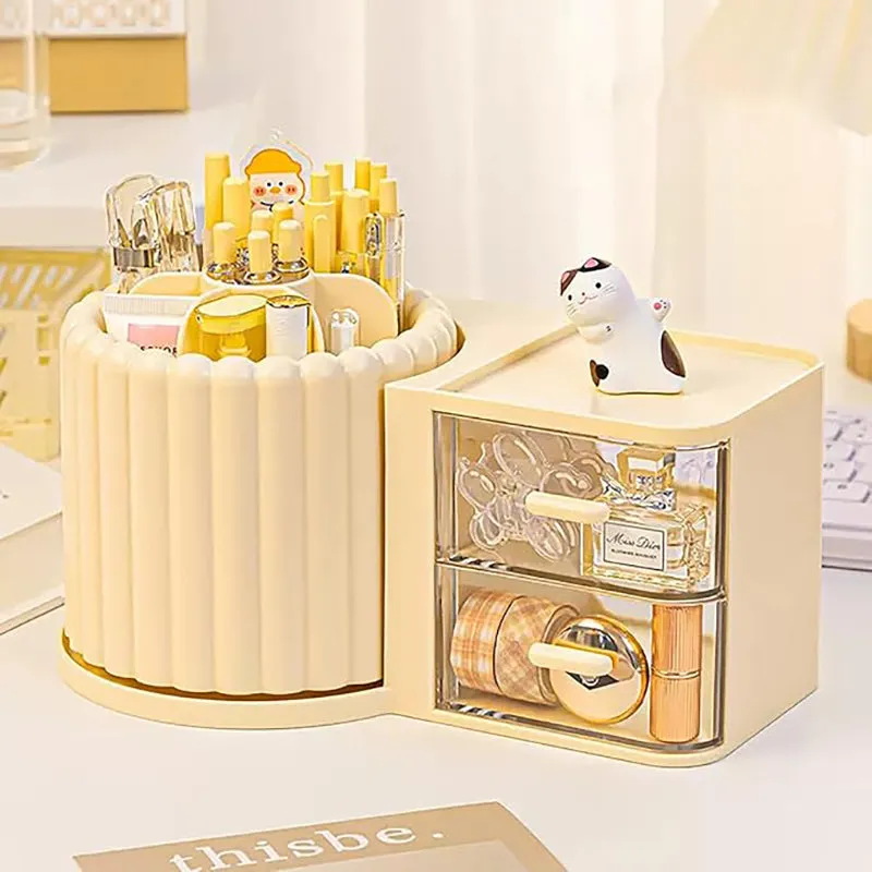Archivum Plastic Desk Organiser - Cream media 3