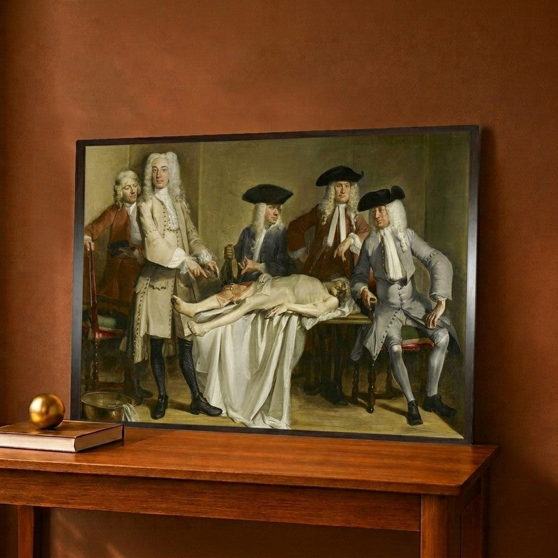 The Anatomy Lesson Of Dr. Nicolaes Tulp Canvas Wall Painting - 18 x 12 Inches