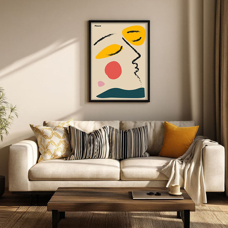 Enigmatic Vision Archival Canvas Wall Art - Black Frame