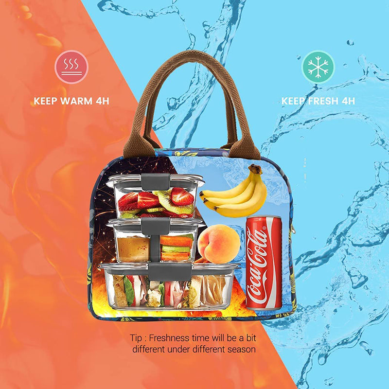 Geo Bite Nylon Lunch Bag media 5