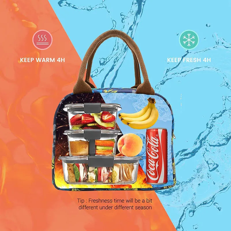 Geo Bite Nylon Lunch Bag media 5