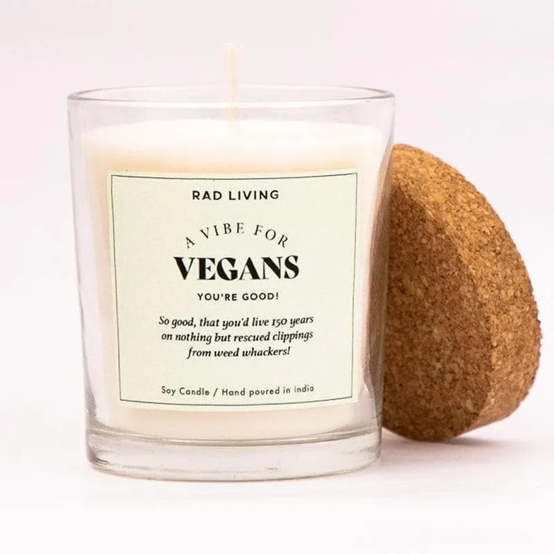 Vegans - Cucumber Lemonade Scented Candle media 2