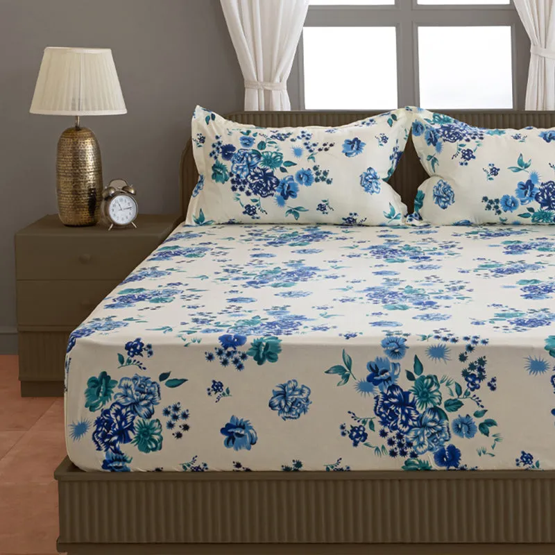 Swayam Endless Winter Cotton Bedsheet - 144 TC media 4