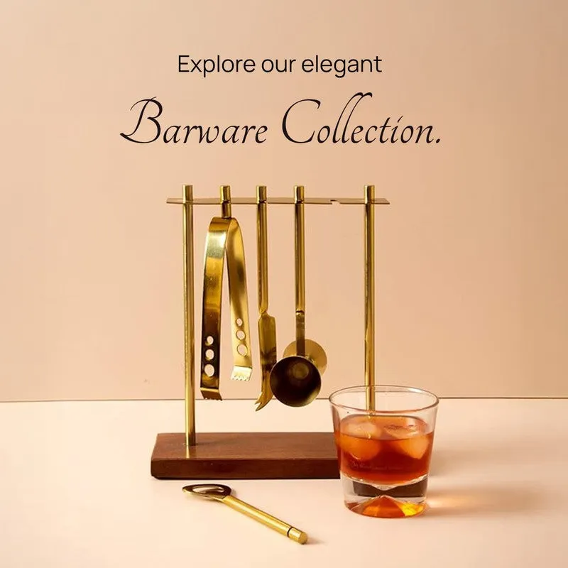 Bartender Tools (Gold) - Set Of Four media 3