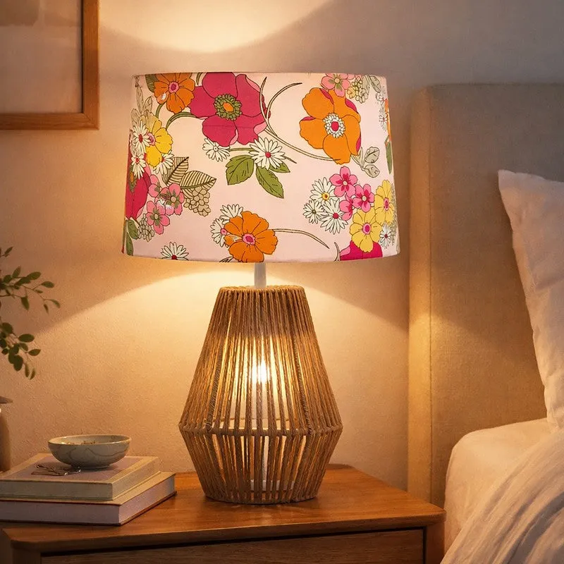 Floral Ripple Metal Table Lamp media 3