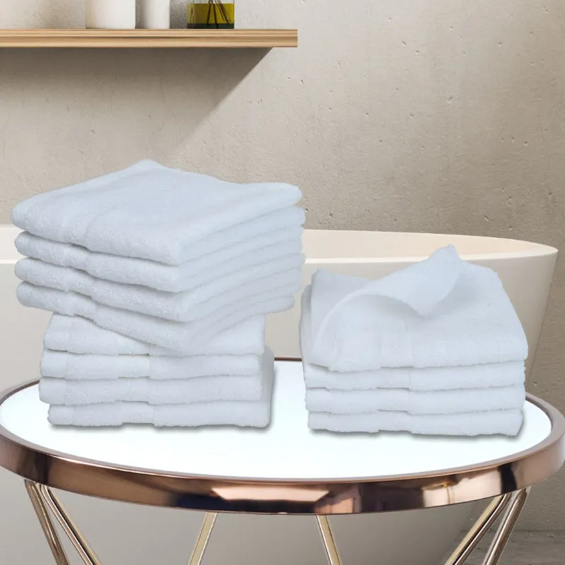 Miorah Face Towel (White) - Set Of Twelve media 1