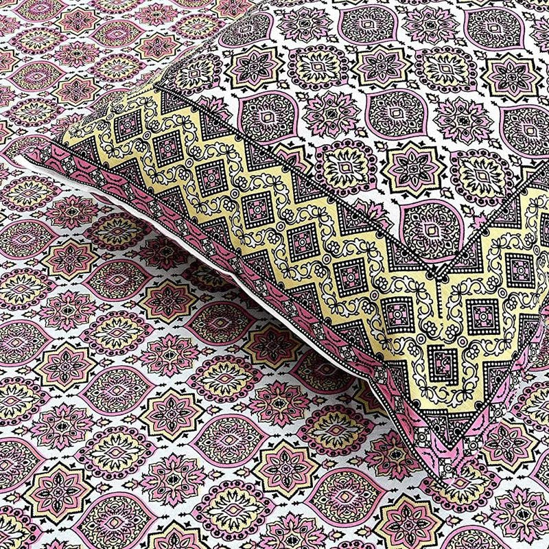 Amritasha Ethnic Cotton Bedsheet (Multicolor) - 144 TC media 4