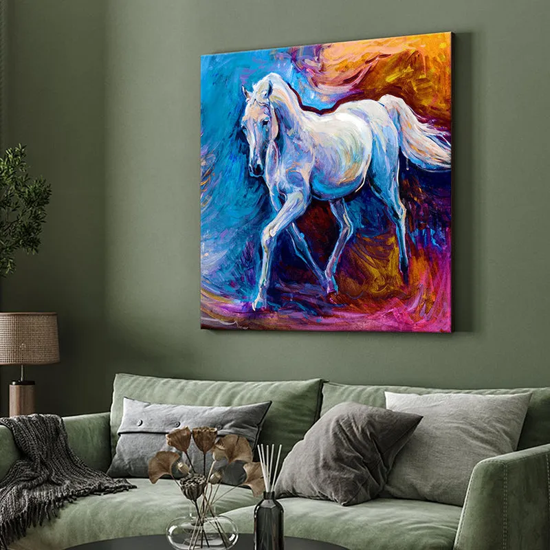 Equine Galloping Wall Painting media 4