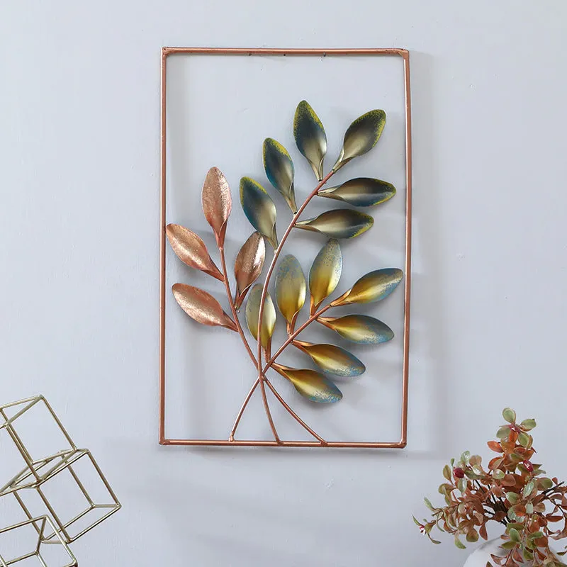 Coloured Leaves Iron Wall Accent media 1