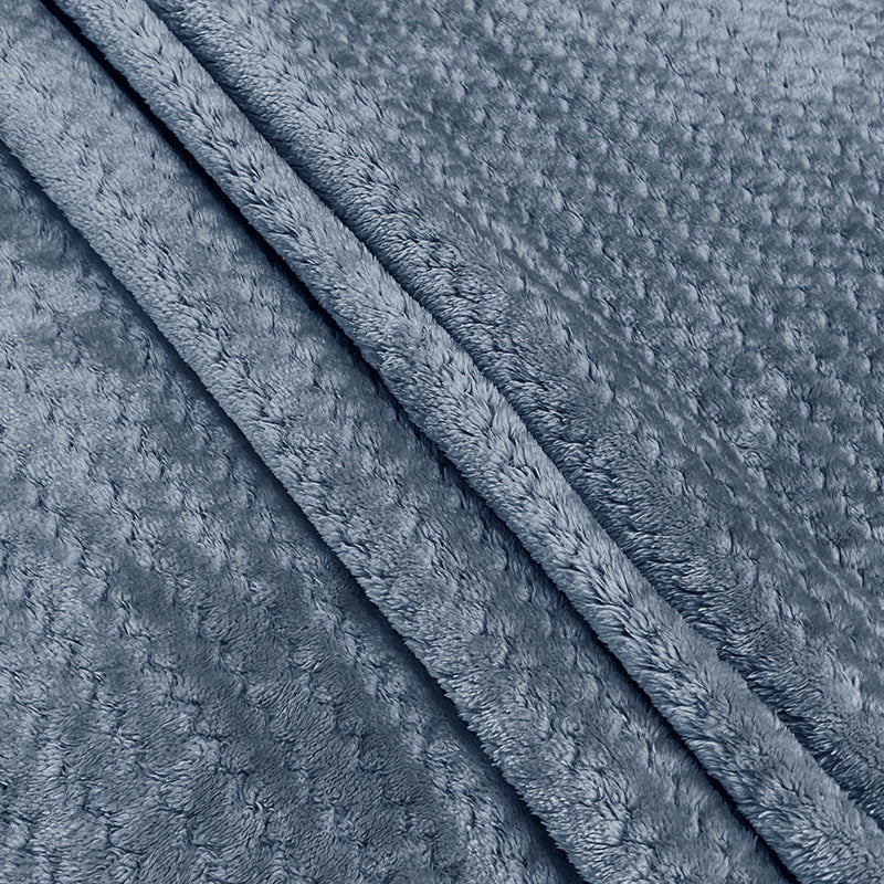 Swayam Seda Mink Blanket (Blue) - 240 GSM media 5