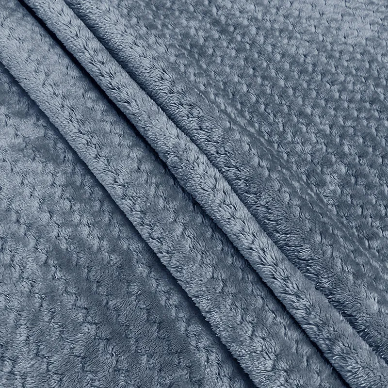 Swayam Seda Mink Blanket (Blue) - 240 GSM media 5
