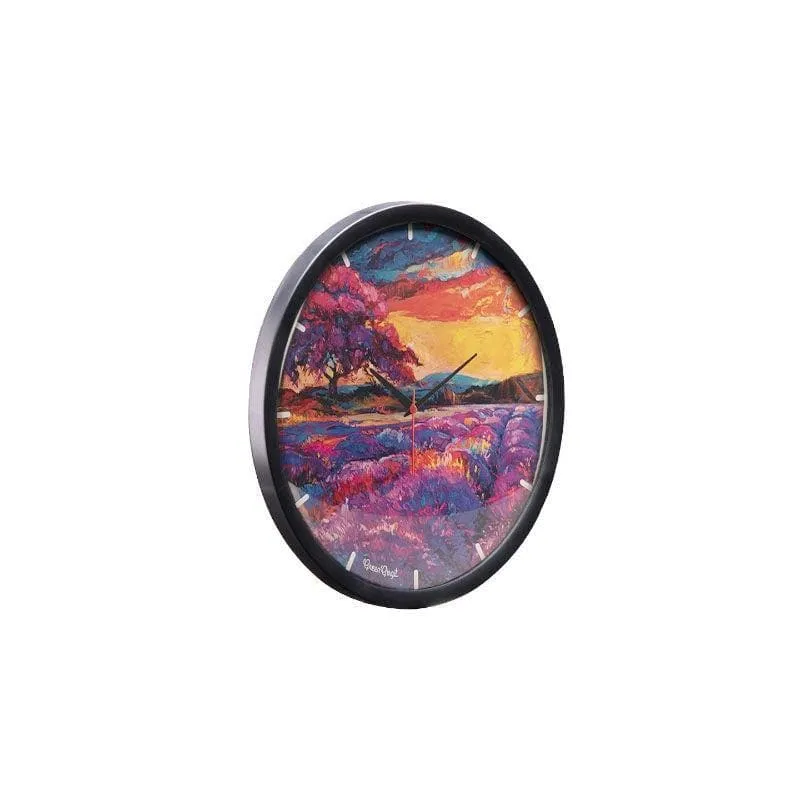 Lavender Fields Wall Clock media 5