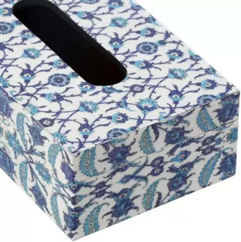 Indigo Florets Tissue Box media 4