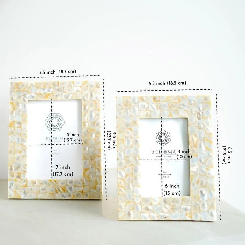 Pearl Perfect Table Photo Frame (White) - Set Of Two media 5