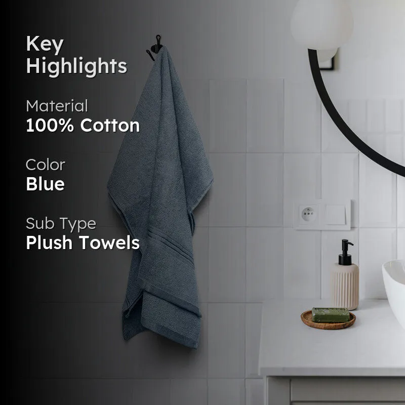 Micro Cotton LuxeDry Solid Bath Towel - Ice Blue media 2