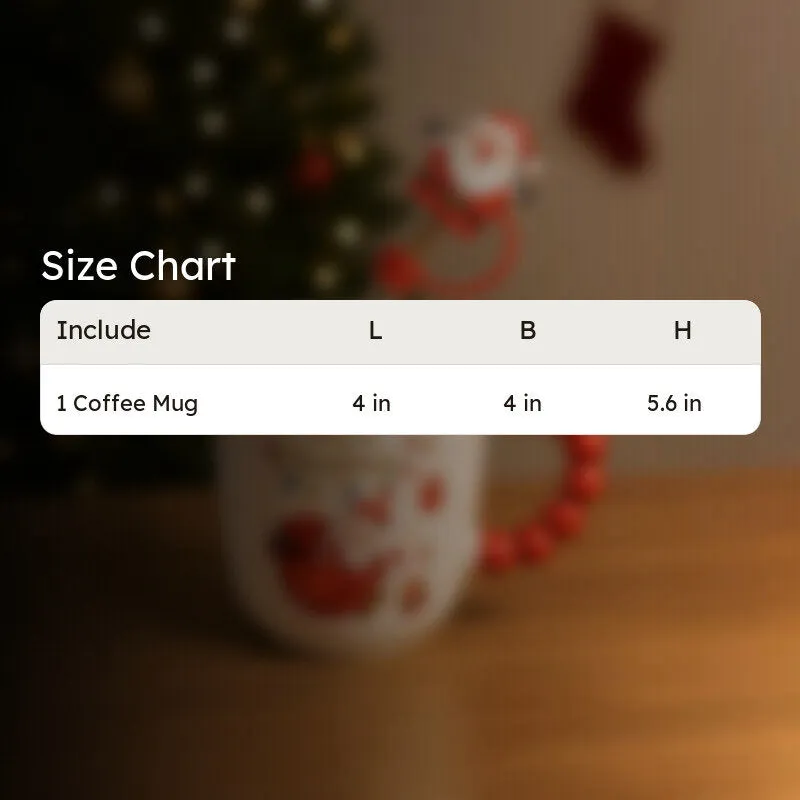 Santa Ceramic,Silicone Coffee Mug (350 mL) media 7