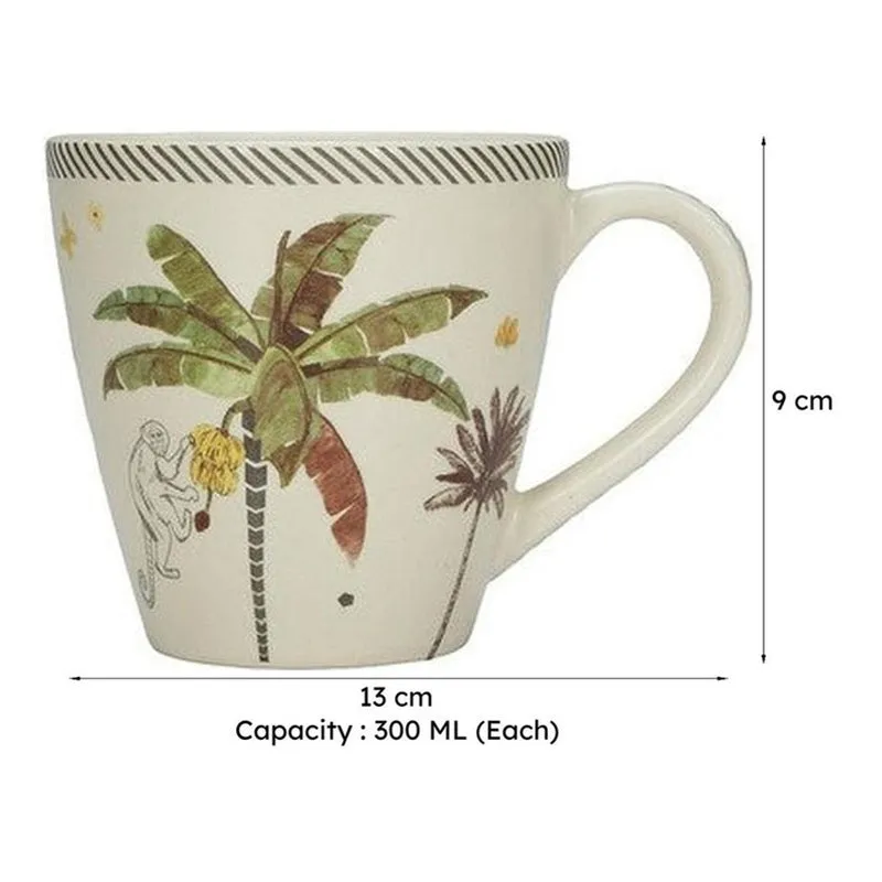 Druvia Porcelain Tea Cup (300 mL Each) - Set Of Two media 9