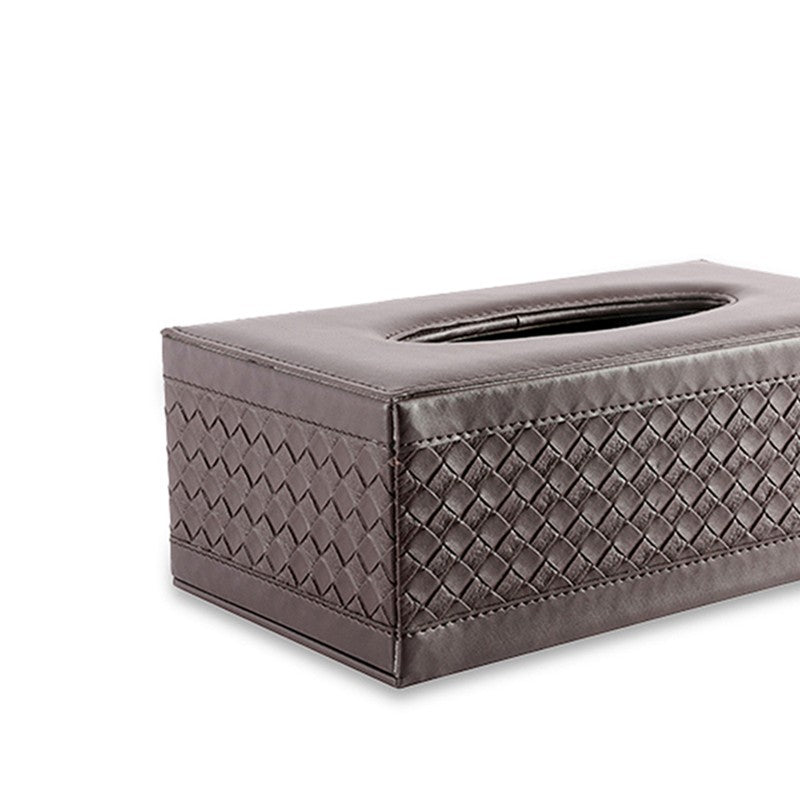 AarviDecor EdgeCraft Faux Leather Tissue Holder media 6