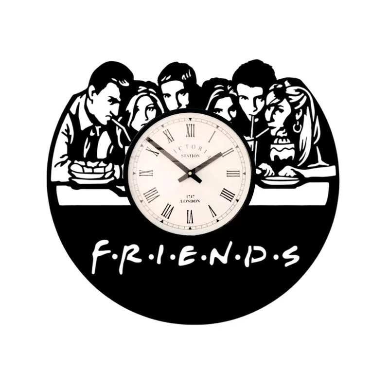 Friends Steel Analog Wall Clock media 4