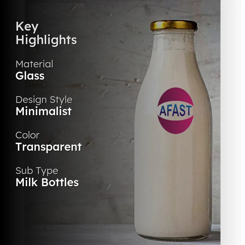 Nikolay Milk Bottle (200 mL Each) - Set Of Four media 2