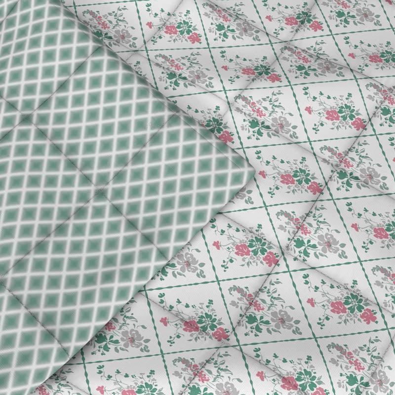 Manisha Reversible Microfiber Comforter (Green) - 150 GSM media 6