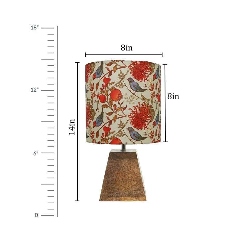 Pyramid Perfection Blossom Fabric Table Lamp - Multicolor media 6