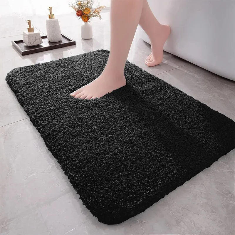Lois Anti Skid Bath Mat - Black media 1