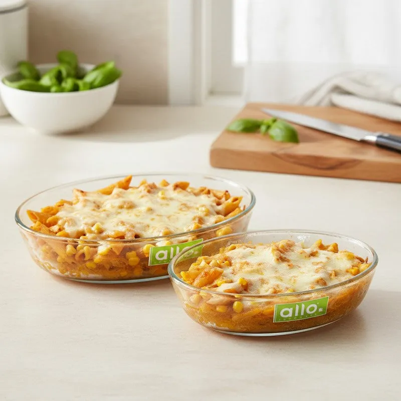 Flame Glass Baking Dish - Set Of Two media 1