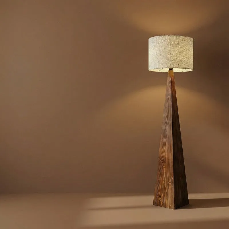 Gloriana Jute and Wood Floor Lamp media 7