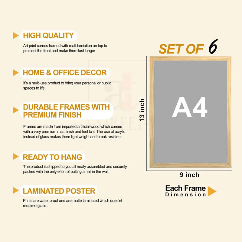 Kato Wall Art - Set Of Six media 7