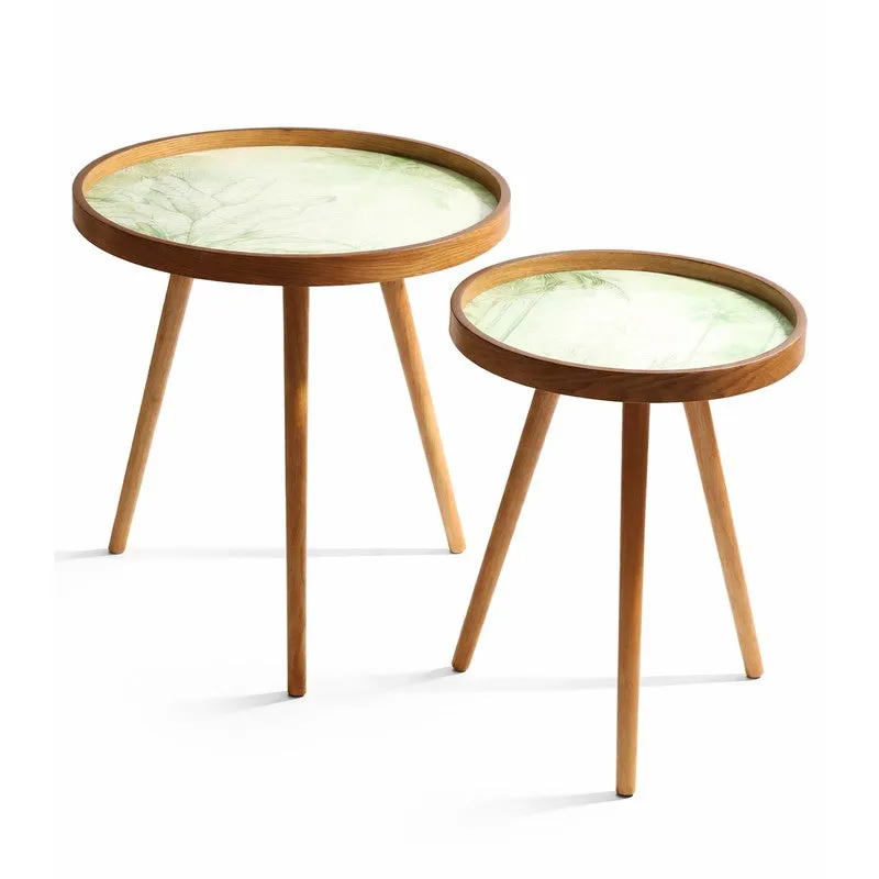 Scandi Wood Side & Bedside Tables - Set Of Two media 3