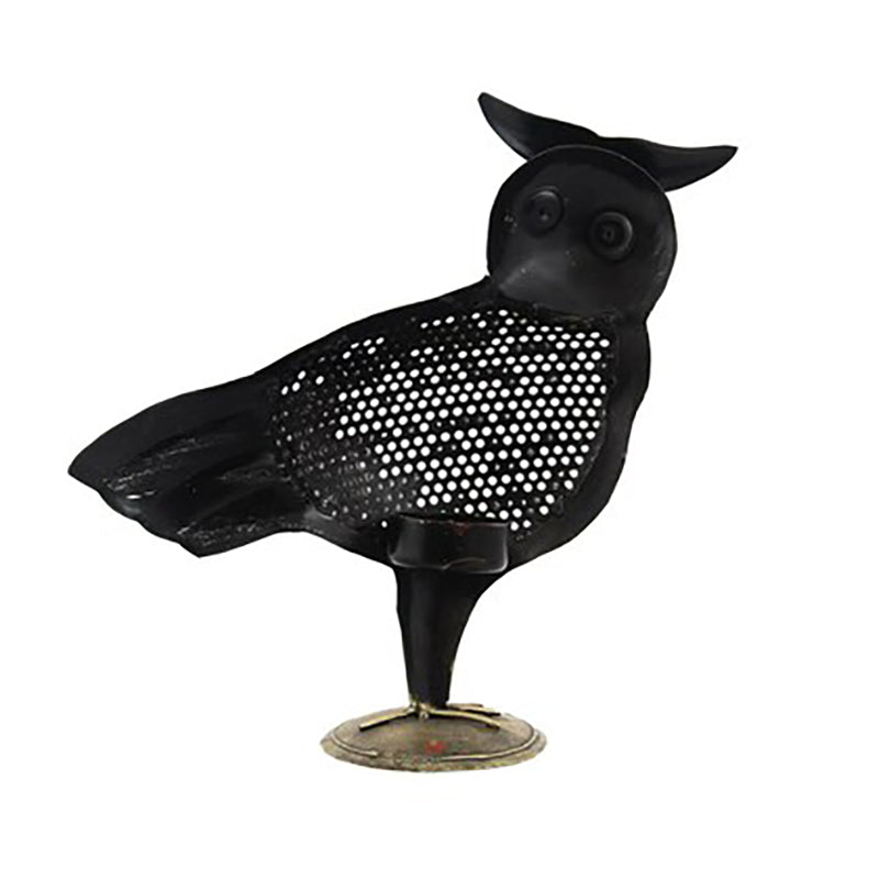 Owl Glare Tea Light Holder media 4