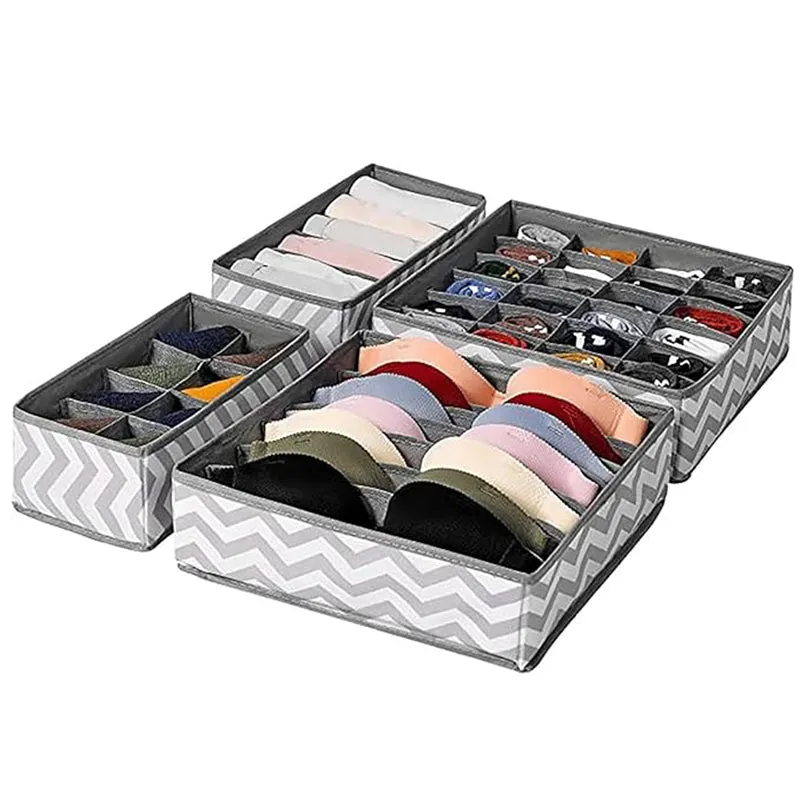 Arrow Foldable Cloth Organizer - Set Of Four media 4