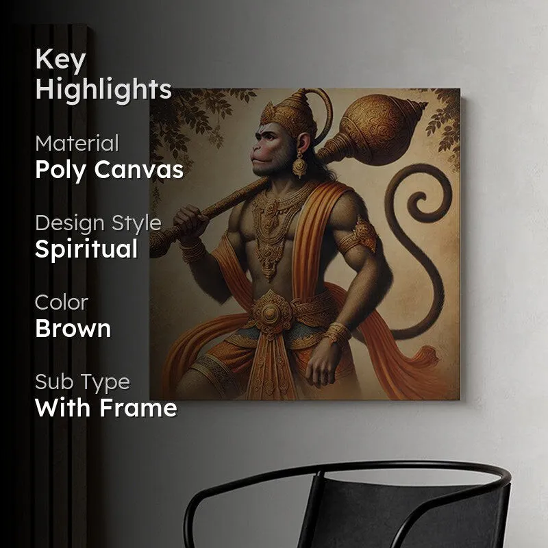 Hanumanta Shoora Wall Painting media 2