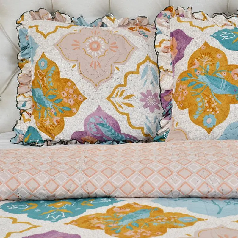 Manisha Ethnic Microfiber Bedcover media 4