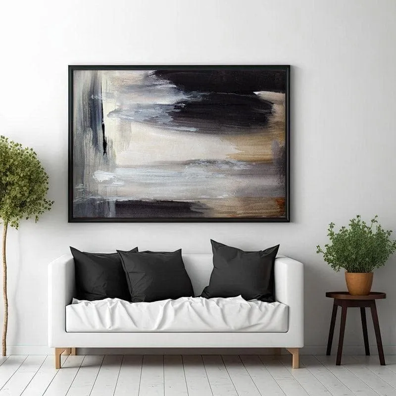 Calico Canvas Wall Painting - Black Frame media 3