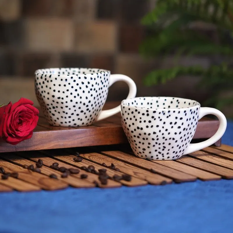 Chevron Ceramic Coffee Mug (230 mL Each) - Set Of Two media 1