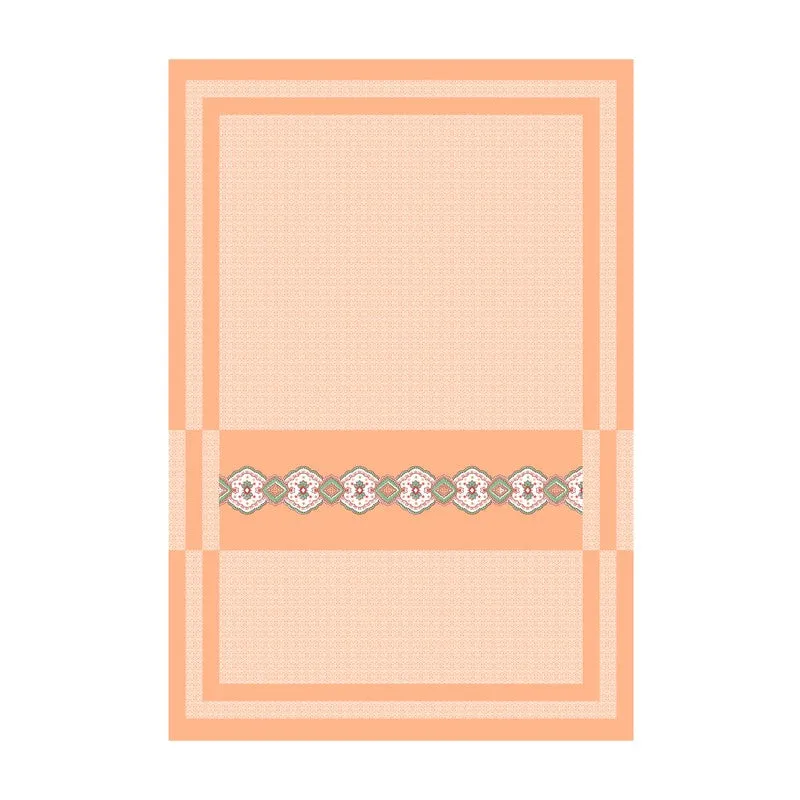 OpulentRest Cotton Bedsheet (Peach) - 180 TC media 5