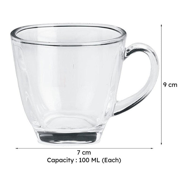 Seydou Glass Tea Cup (100 mL Each) -  Set of Two media 5