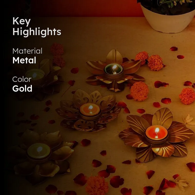 Floral Desires Tealight Holder Set media 2