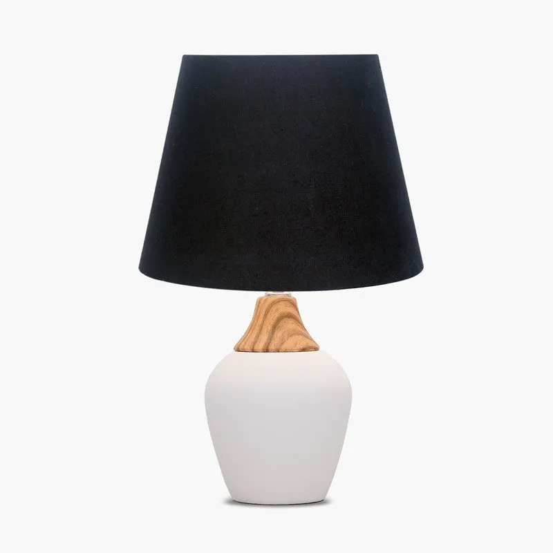 GlowEdge Ceramic Table Lamp - Black media 3