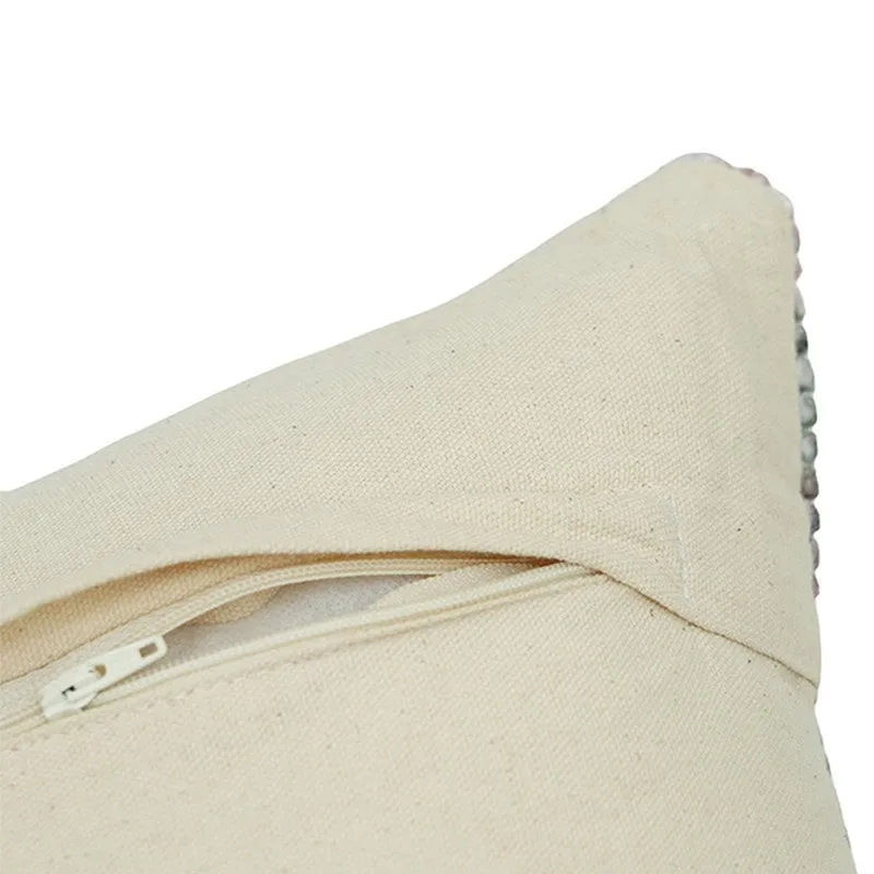 SquareDrift Cushion Cover (Mauve) - Set Of Two media 5