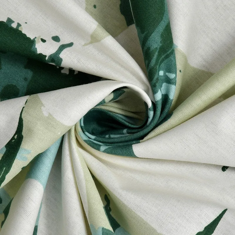 Flower Grace Cotton Fitted Bedsheet - 180 TC media 6