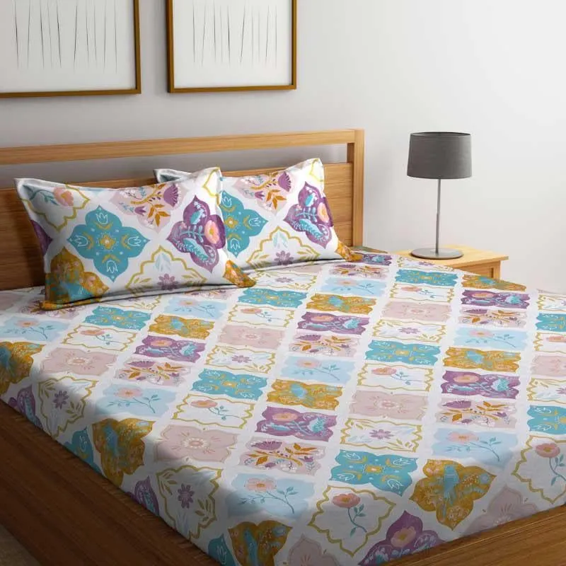 Analia Moroccon Microfiber Bedsheet - 130 GSM media 3