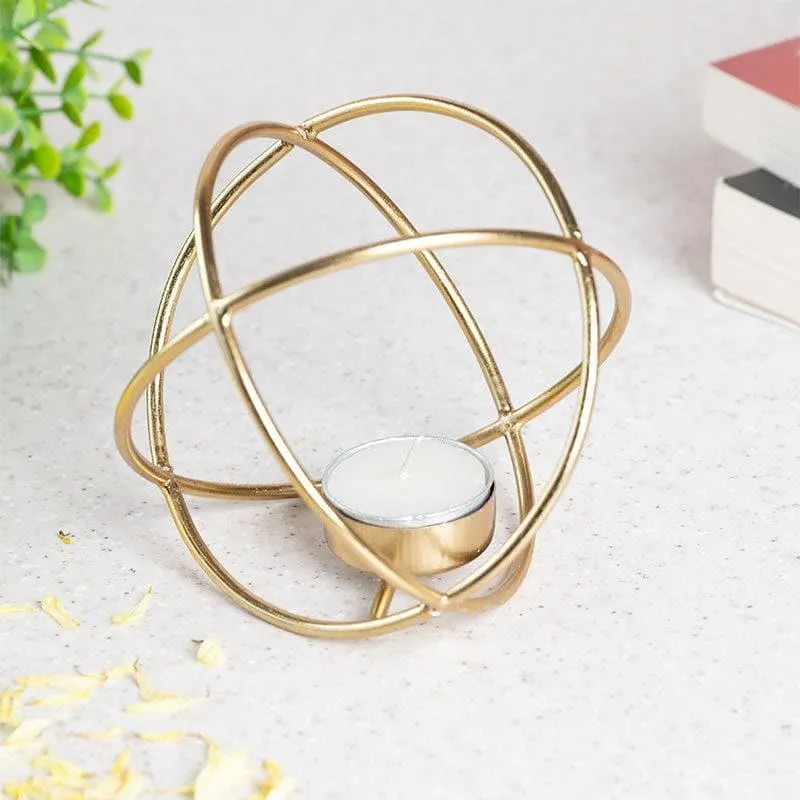 Swirl Tealight Candle Holder media 1
