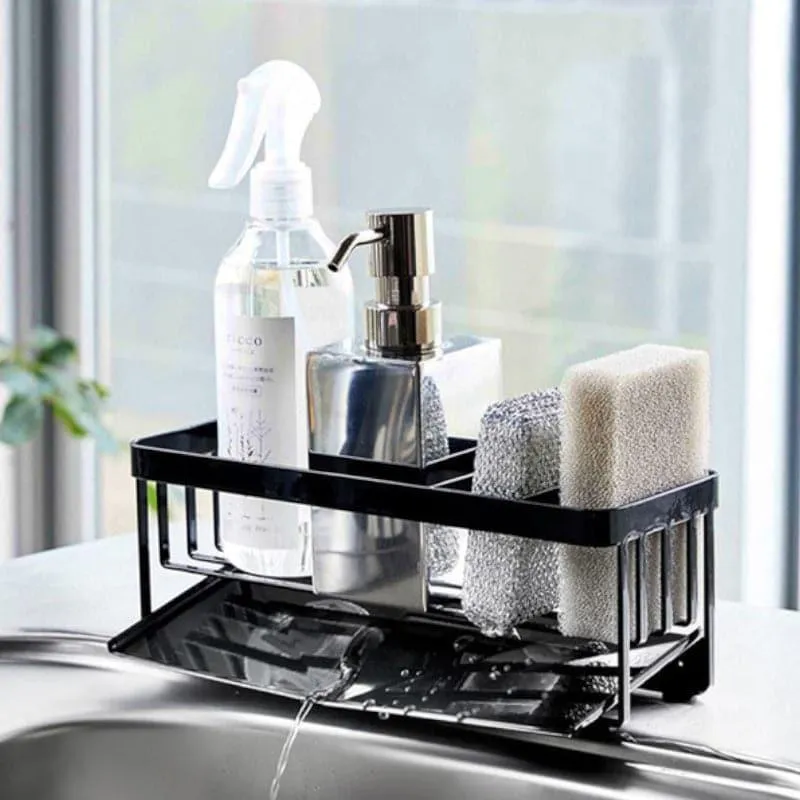 Triva Kitchen Sink Organizer - Black media 1