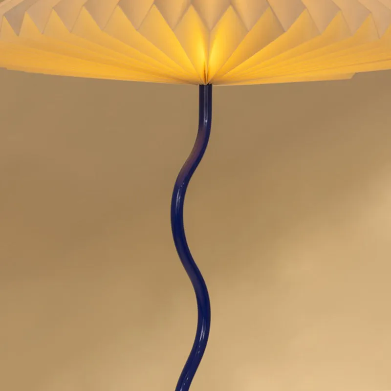 Fig Living Wavy Floor Lamp - Cobalt Blue media 5