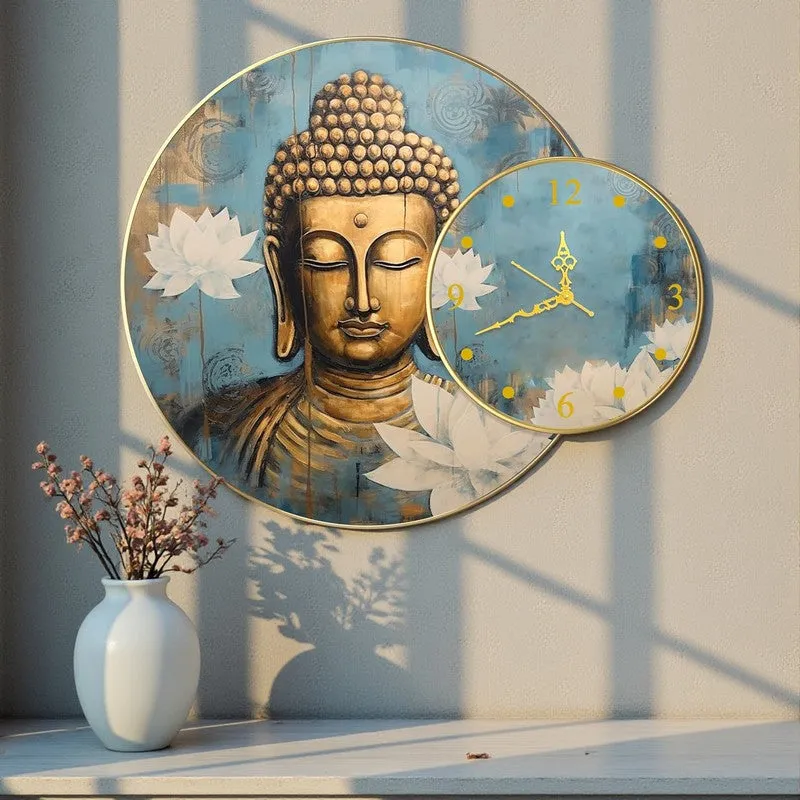 Buddha Kamala Analog Clock media 3