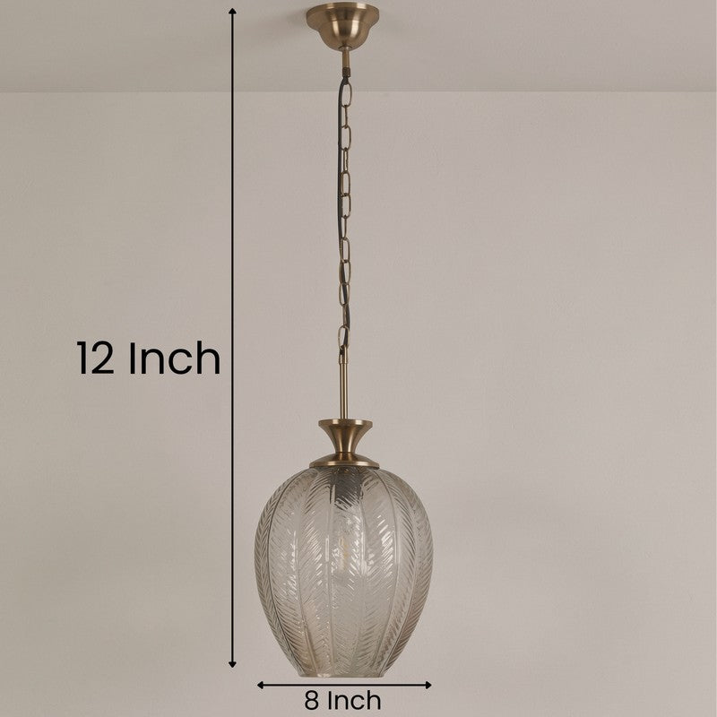 Antum Iron Ceiling Lamp - Smokey Gold media 8